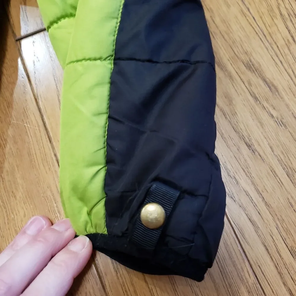 🧡Gerry Lime Green, Gray, & Black Cold Weather Puffer Jacket Insert Small